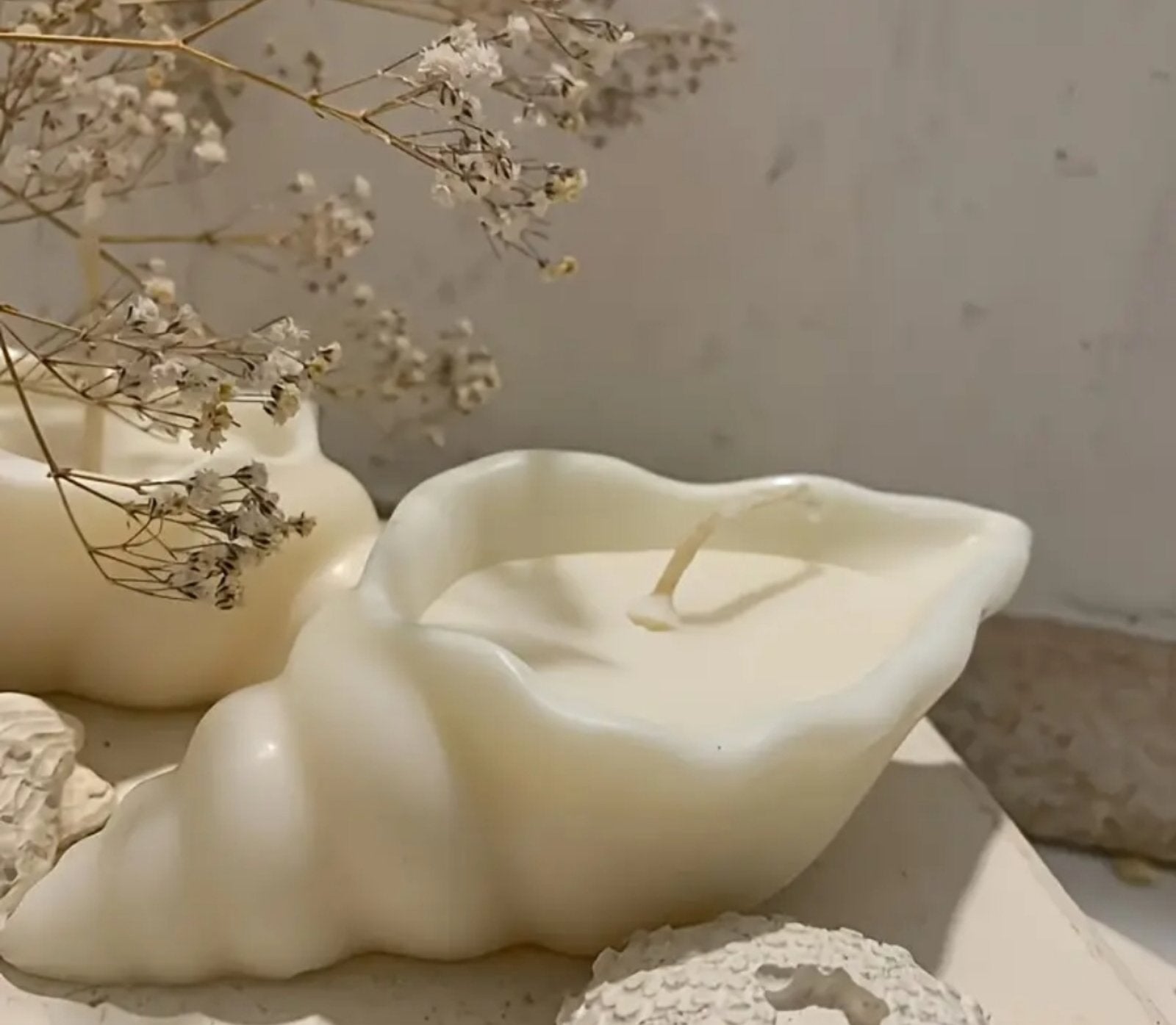 Silikonski kalup skoljka svecnjak SV2 wood-laser-shop