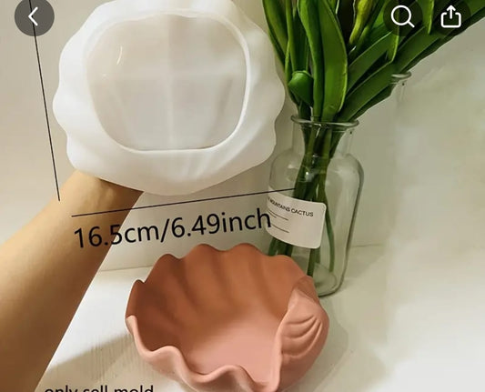 Silikonski kalup skoljka velika ok wood-laser-shop