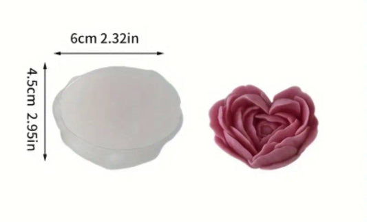 Kalup ruza srce manje wood-laser-shop