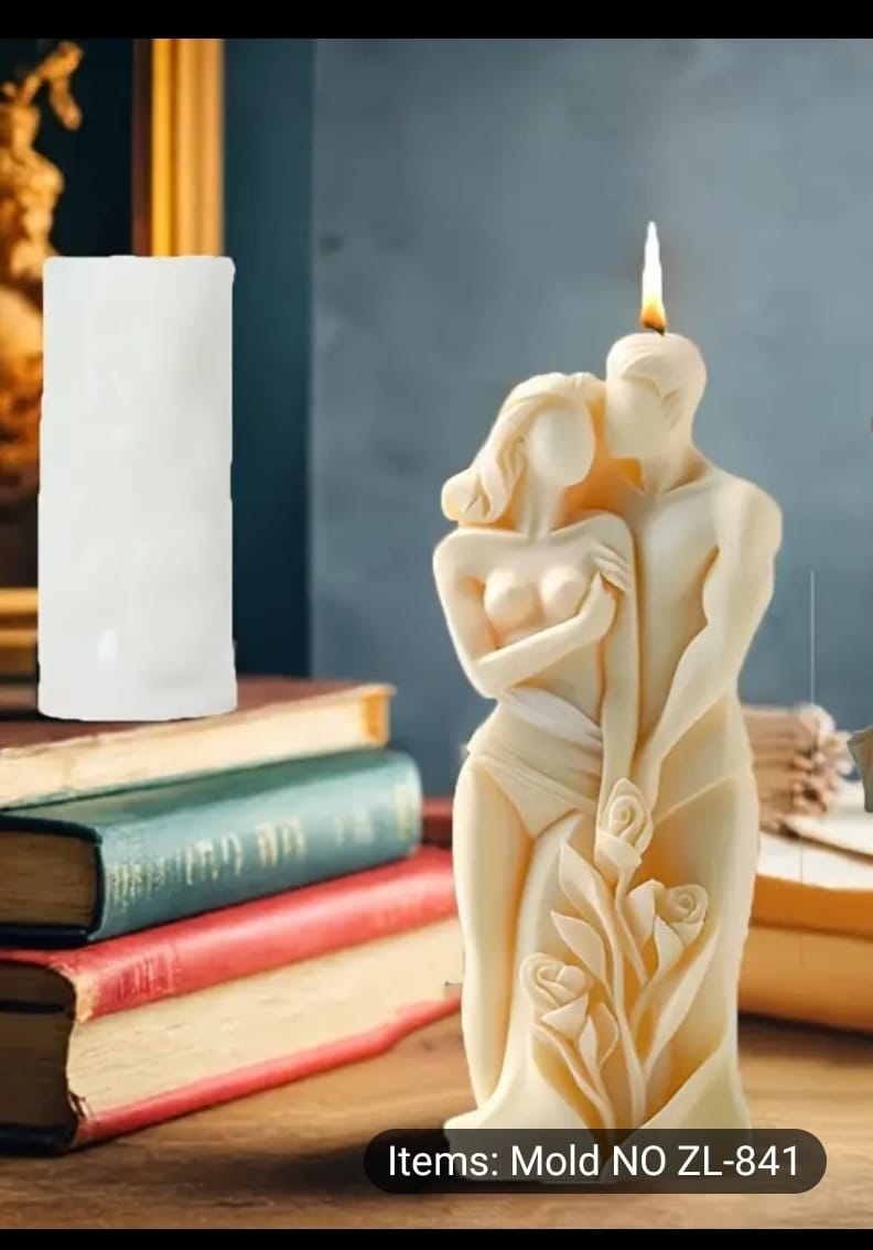 Silikonski kalup za svecu zagrljeni par 2 ok (Copy) wood-laser-shop