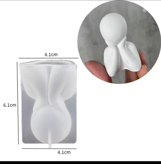 Silikonski kalup mislilac dete ok wood-laser-shop