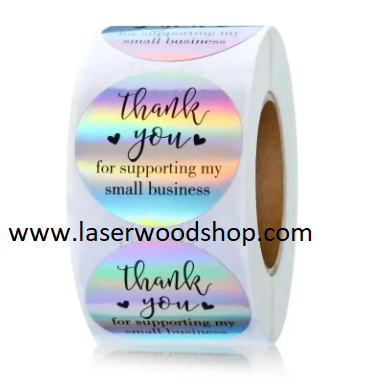 Samolepljivi stikeri 100komada A60 novi deo wood-laser-shop