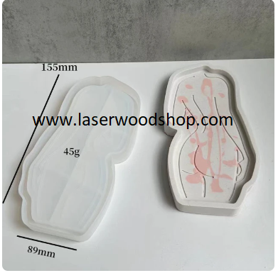 Silikonski kalup tacna devojka T3 **