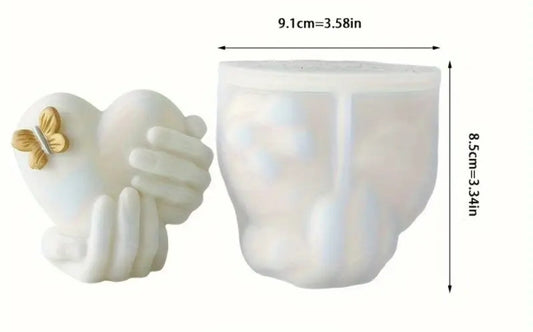 Silikonski kalup srce KL61 ** wood-laser-shop