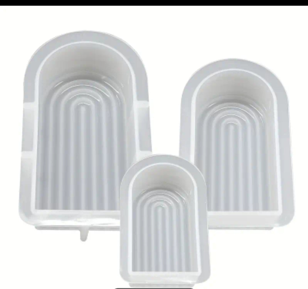 Silikonski kalup za svecu set 3 komada KL72 ** wood-laser-shop