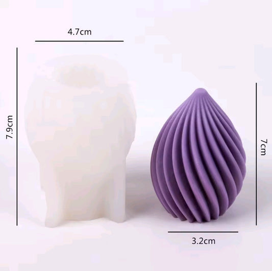 silikonski kalup za svecu S47 ** wood-laser-shop