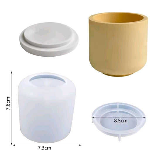 Silikonski kalup cinija sa poklopcem KL74 ** wood-laser-shop