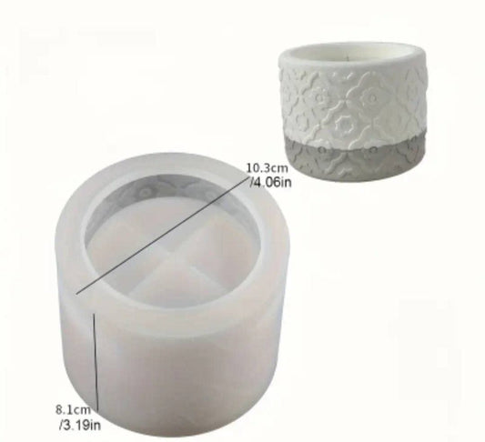 Silikonski kalup saksija veca KL125 wood-laser-shop