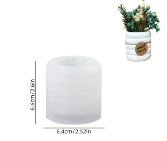 Silikonski kalup saksija  KL124 wood-laser-shop