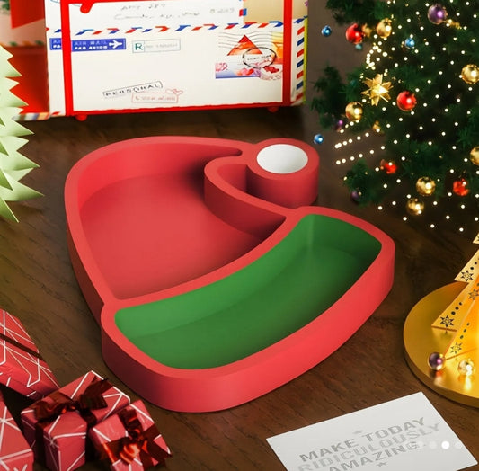 Silikonski kalup tacna deda mraz kapa KL162 wood-laser-shop