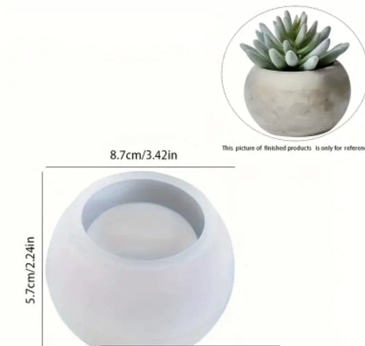 Silikonski kalup saksija KL143 wood-laser-shop