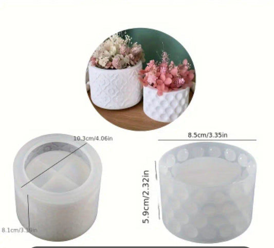 Silikonski kalup saksije set 2 komada KL138 wood-laser-shop