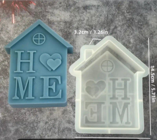 Silikonski kalup kuca HOME KL176 wood-laser-shop