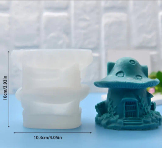 Silikonski kalup pecurka kucica KL179