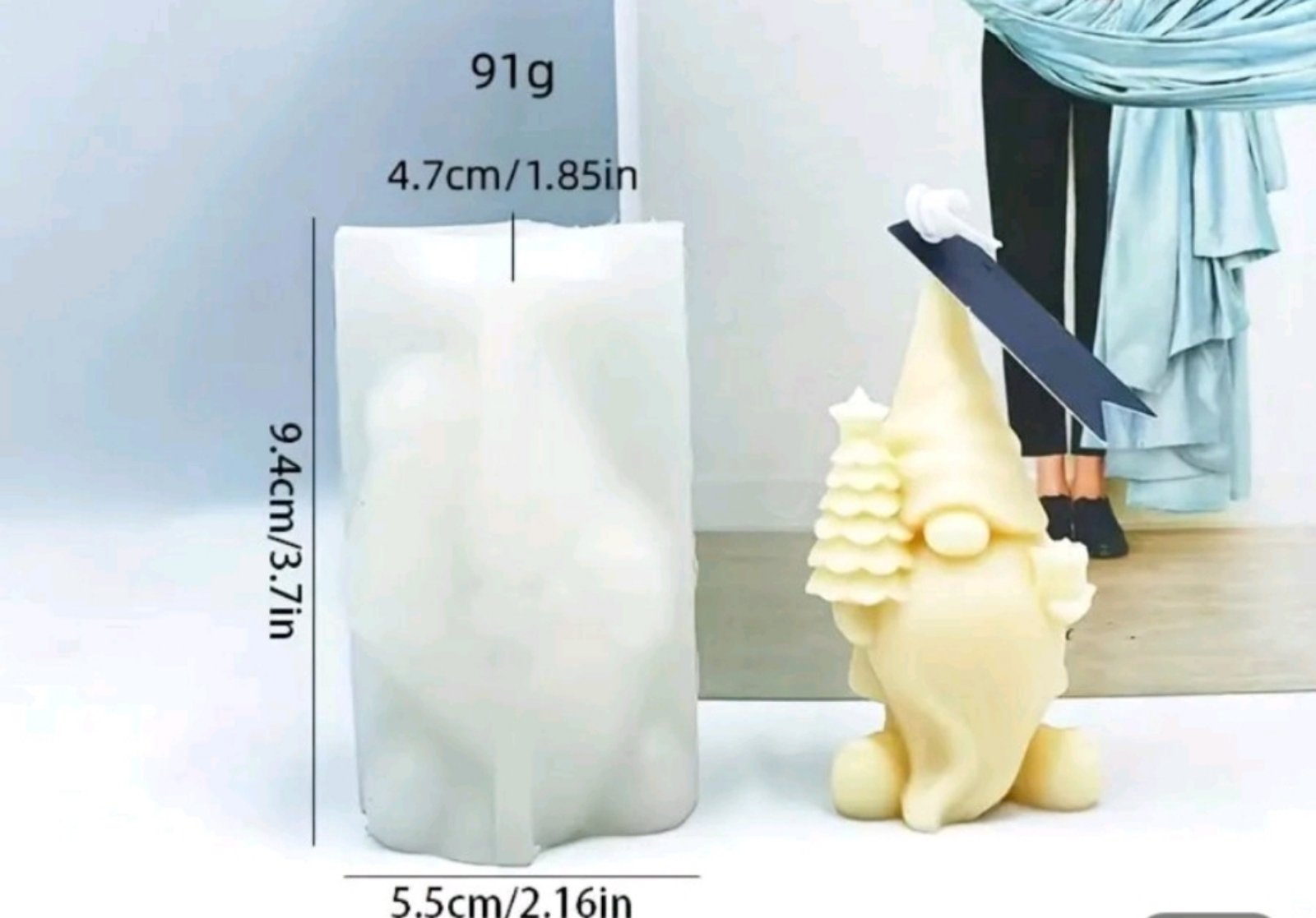 Silikonski kalup gnom KL191 wood-laser-shop