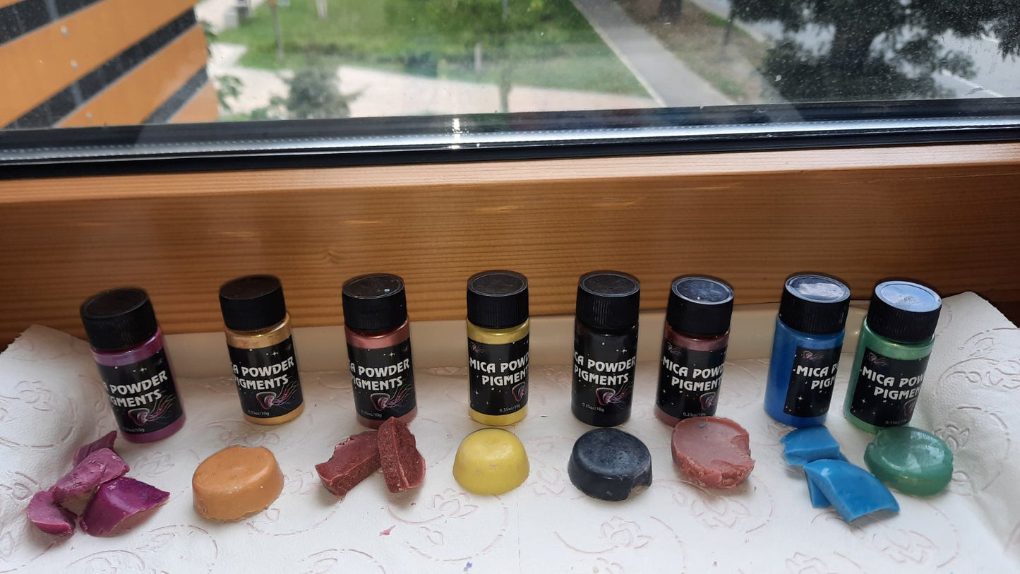 Boje u prahu za sapune, svece i epoksi smolu 18 komada A59 wood-laser-shop