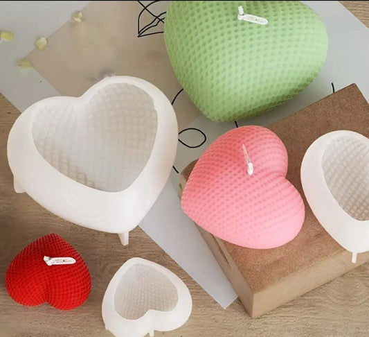 Silikonski kalup za svece i sapune srce set od 3 velicine KL98 (Copy) wood-laser-shop