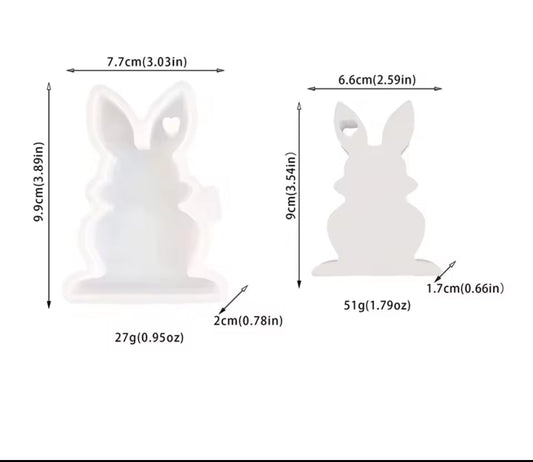 Silikonski kalup zec wood-laser-shop