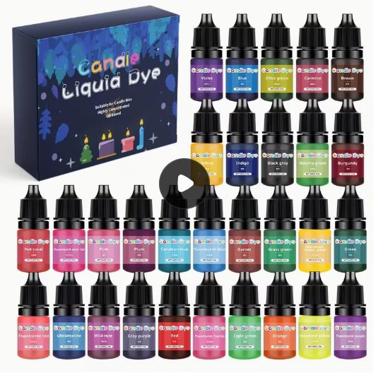 Boje za svece,sapune i epoksi smolu 30 komada wood-laser-shop
