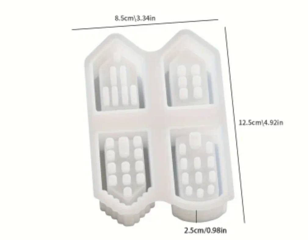 Silikonski kalup kucice set 4 komada KL4 wood-laser-shop