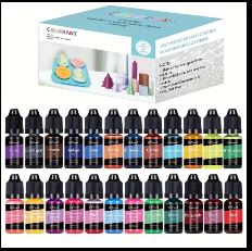 Boje za svece,sapune i epoksi smolu 20 komada wood-laser-shop