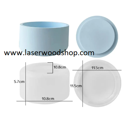 Silikonski kalup zec u jajetu wood-laser-shop