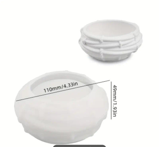 Silikonski kalup saksija veca ok wood-laser-shop