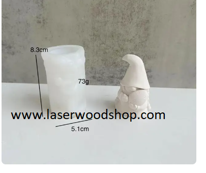 Silikonski kalup gnom kikice wood-laser-shop