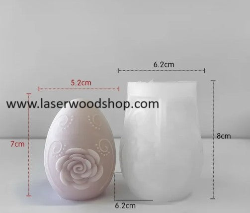 Silikonski kalup zec i jaje wood-laser-shop