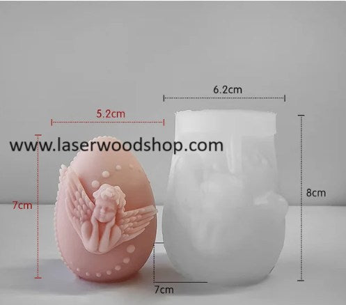 Silikonski kalup jaje wood-laser-shop