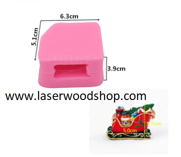 Silikonski kalup cvet wood-laser-shop