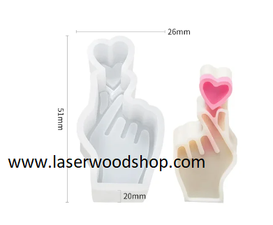 Silikonski kalup za svece wood-laser-shop