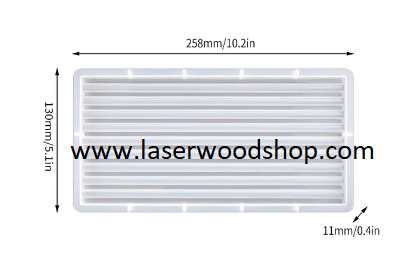 Silikonski kalup tacna talas wood-laser-shop