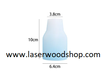 Silikonski kalup vaznica wood-laser-shop