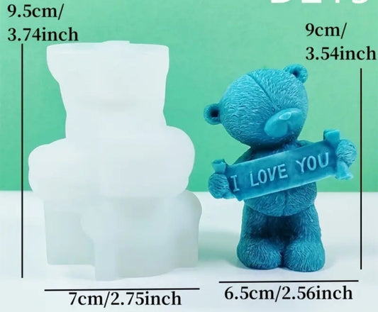 Silikonski kalup med I LOVE YOU KL70 ** wood-laser-shop