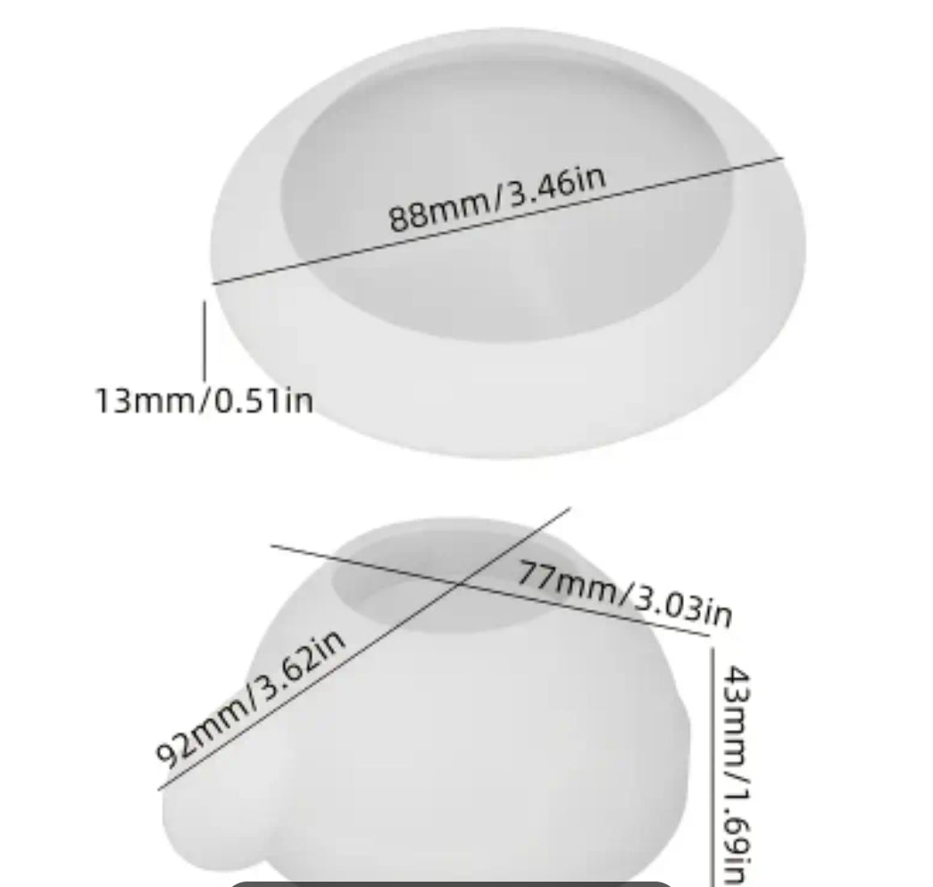 Silikonski kalup soljica sa tacnom KL153 wood-laser-shop