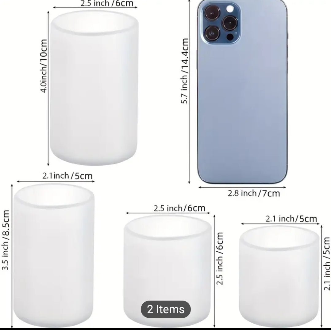 Silikonski kalup za svecu set od 4 komada S63 petrovicstrahinja