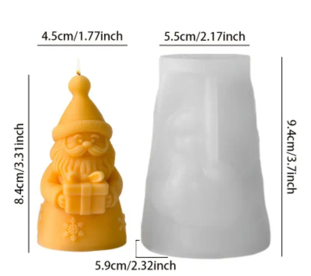 Silikonski kalup deda mraz KL16 wood-laser-shop